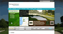 Desktop Screenshot of michigangolf.com