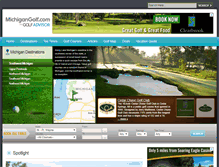 Tablet Screenshot of michigangolf.com